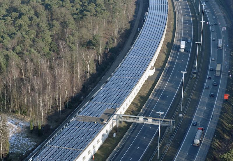 Solar canopy Belgium